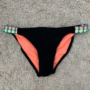 Target neon and black bathing suit shorts